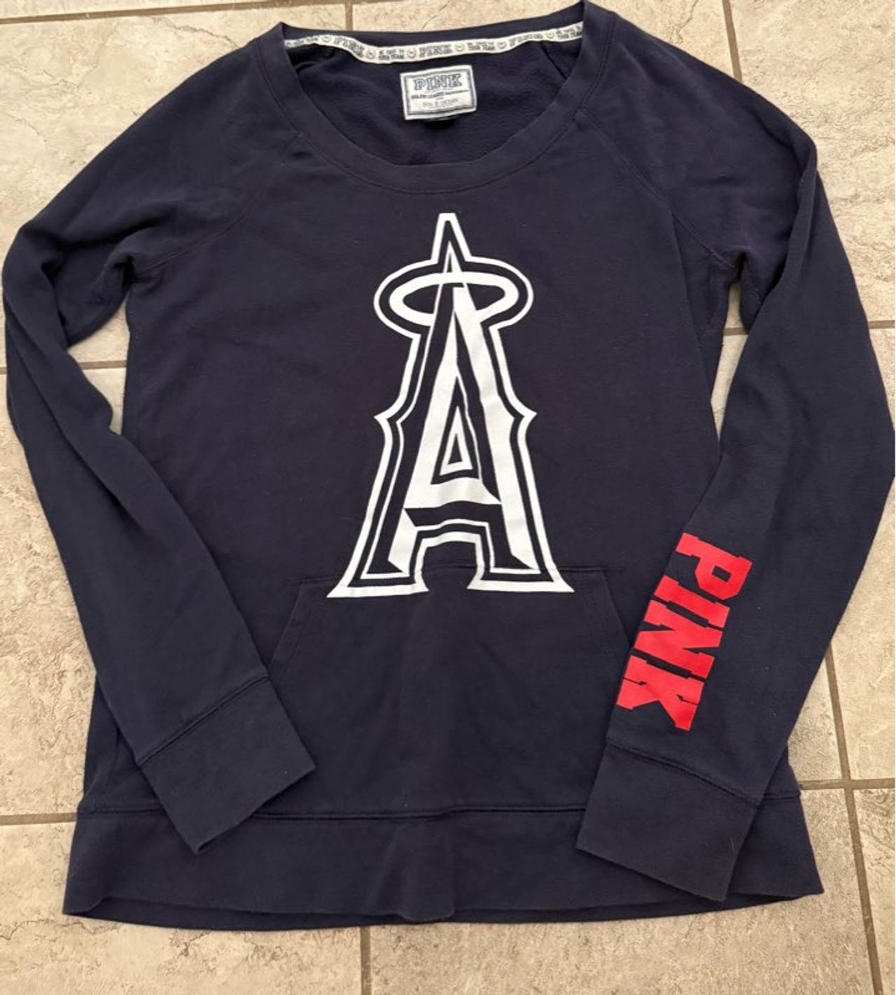 Victoria's Secret PINK MLB Los Angeles Angels Pullover Sweatshirt