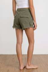 Tinseltown Olive Cargo Shorts sz 1 junior girls - Image 1