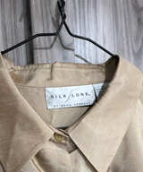 Silk Lore by Beth Terrell 100% Silk Button Down Shirt 3X - Image 1