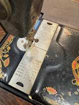 Vintage Elgin Treadle Sewing Machine with Oak Cabinet - Image 2