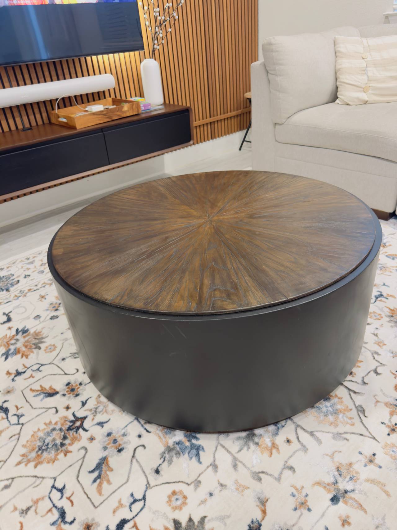 Round Coffee Table by Pottery Barn
