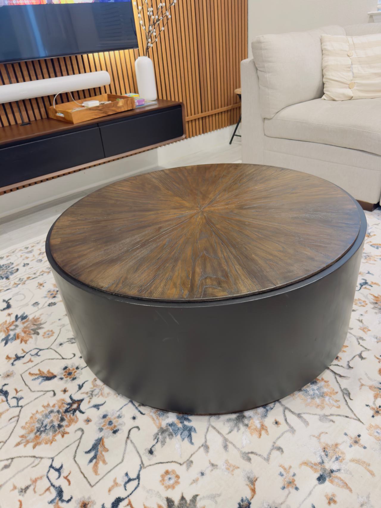 Round Coffee Table by Pottery Barn
