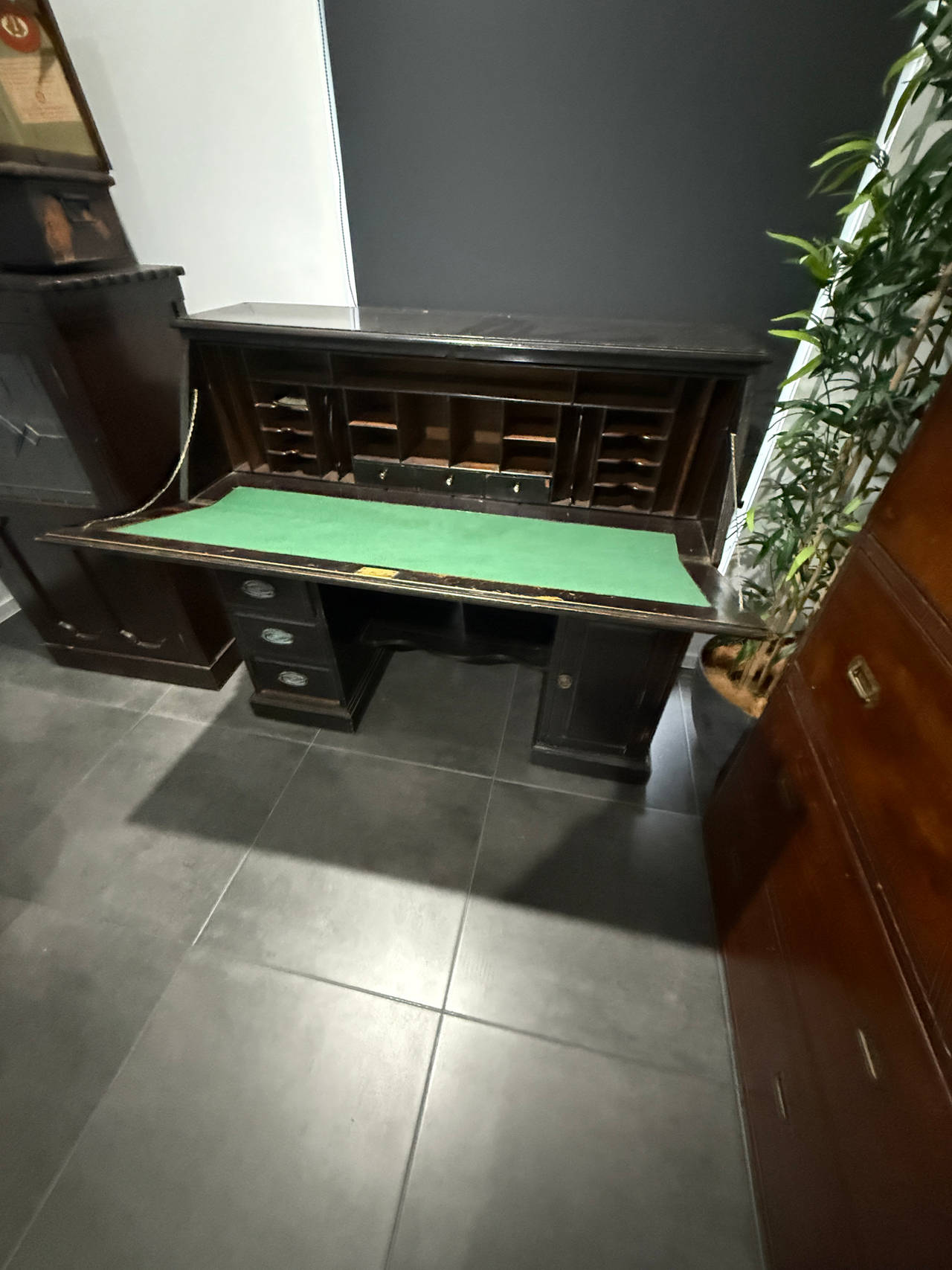 Antique Roll Top Desk