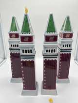 Set of 4 The Venetian Las Vegas Campanile Tower Ceramic Bud Vases Souvenir As Is - Image 2