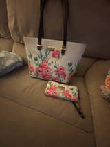 Kate Spade Floral Tote and Wallet Set  - Image 1