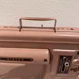 Singer 301A Vintage Tan Long-Bed Sewing Machine - Image 3
