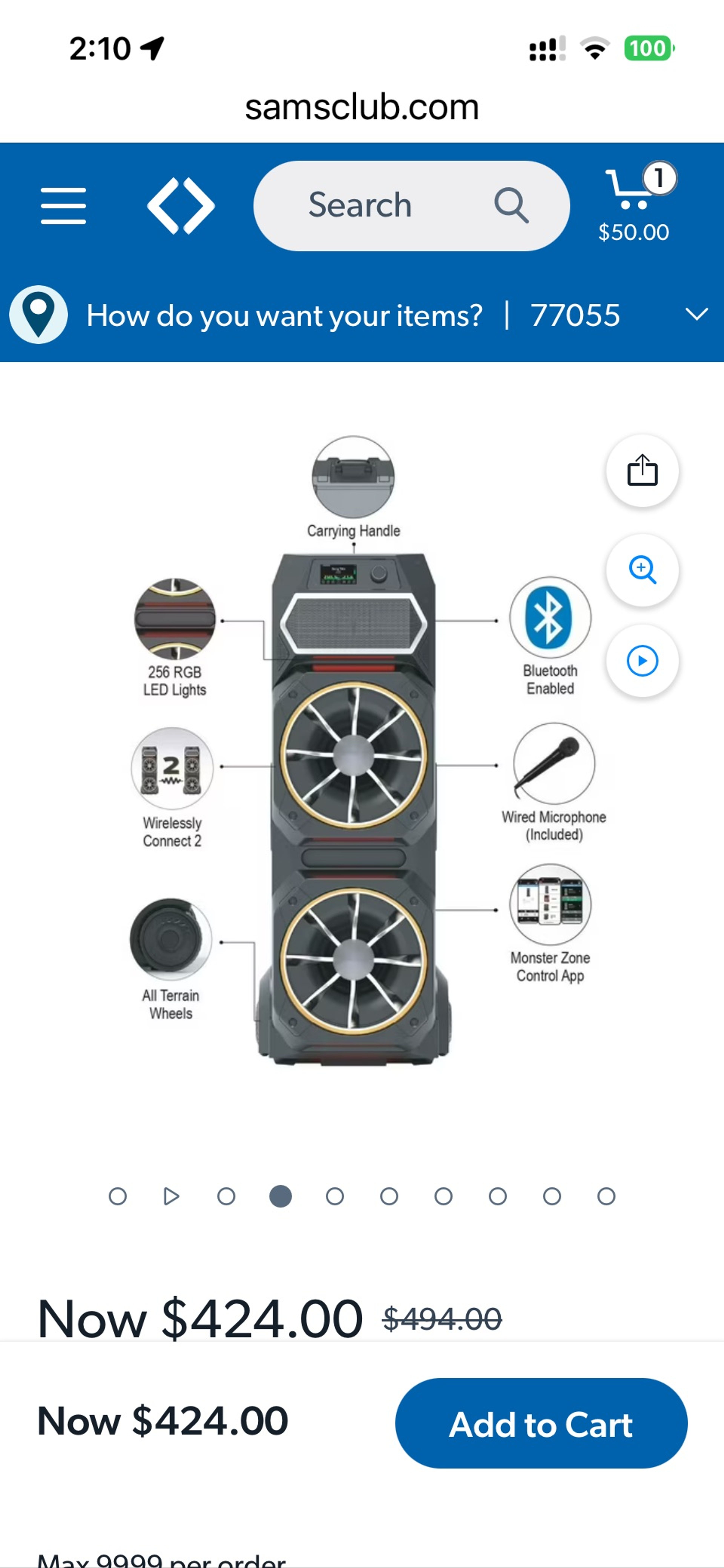 Monster GI30 High-Power Bluetooth Speaker not working - Image 5