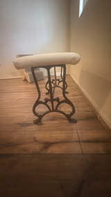 Spanish End-of-Bed Stool with Curled Feet - Image 2