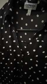 Express Polka Dot Portofino Slim Fit Shirt - Image 4