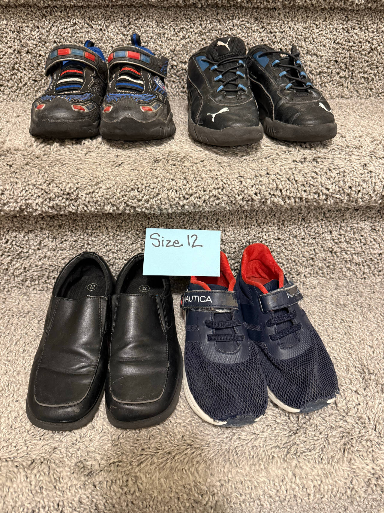Boys Mixed Shoe Lot Size 12 Child