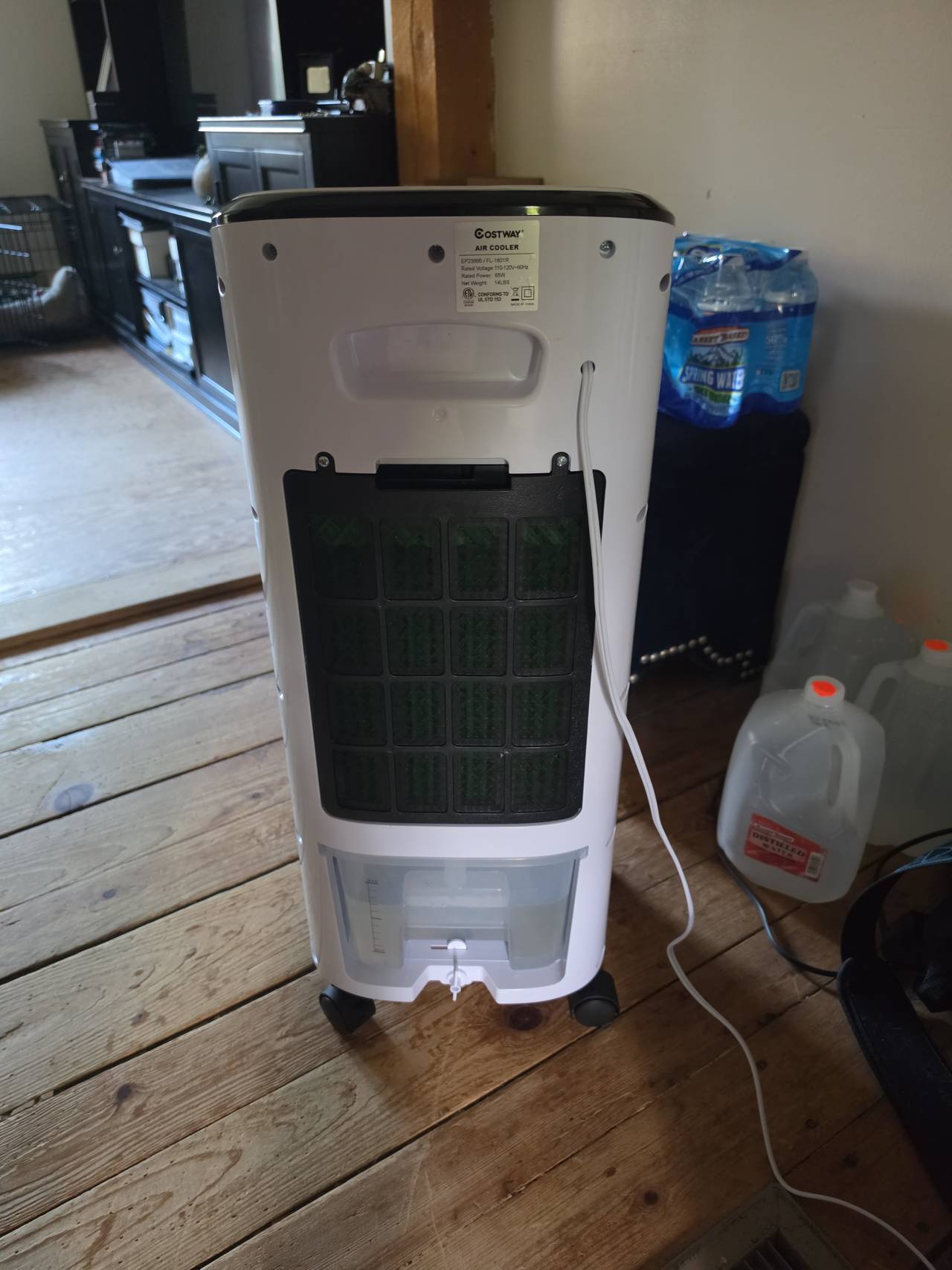 Costway 3-in-1 Evaporative Air Cooler Humidifier Fan