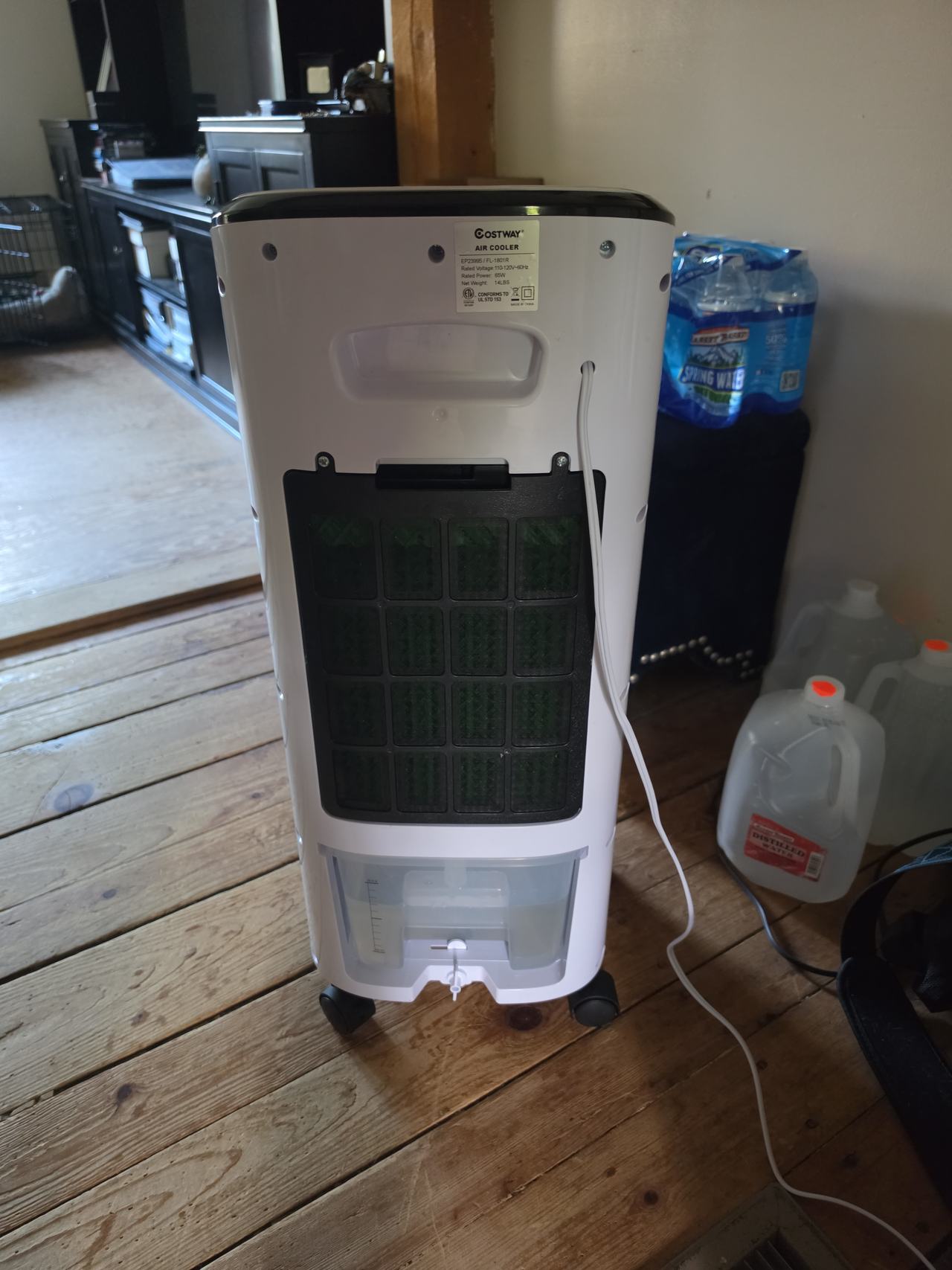 Costway 3-in-1 Evaporative Air Cooler Humidifier Fan