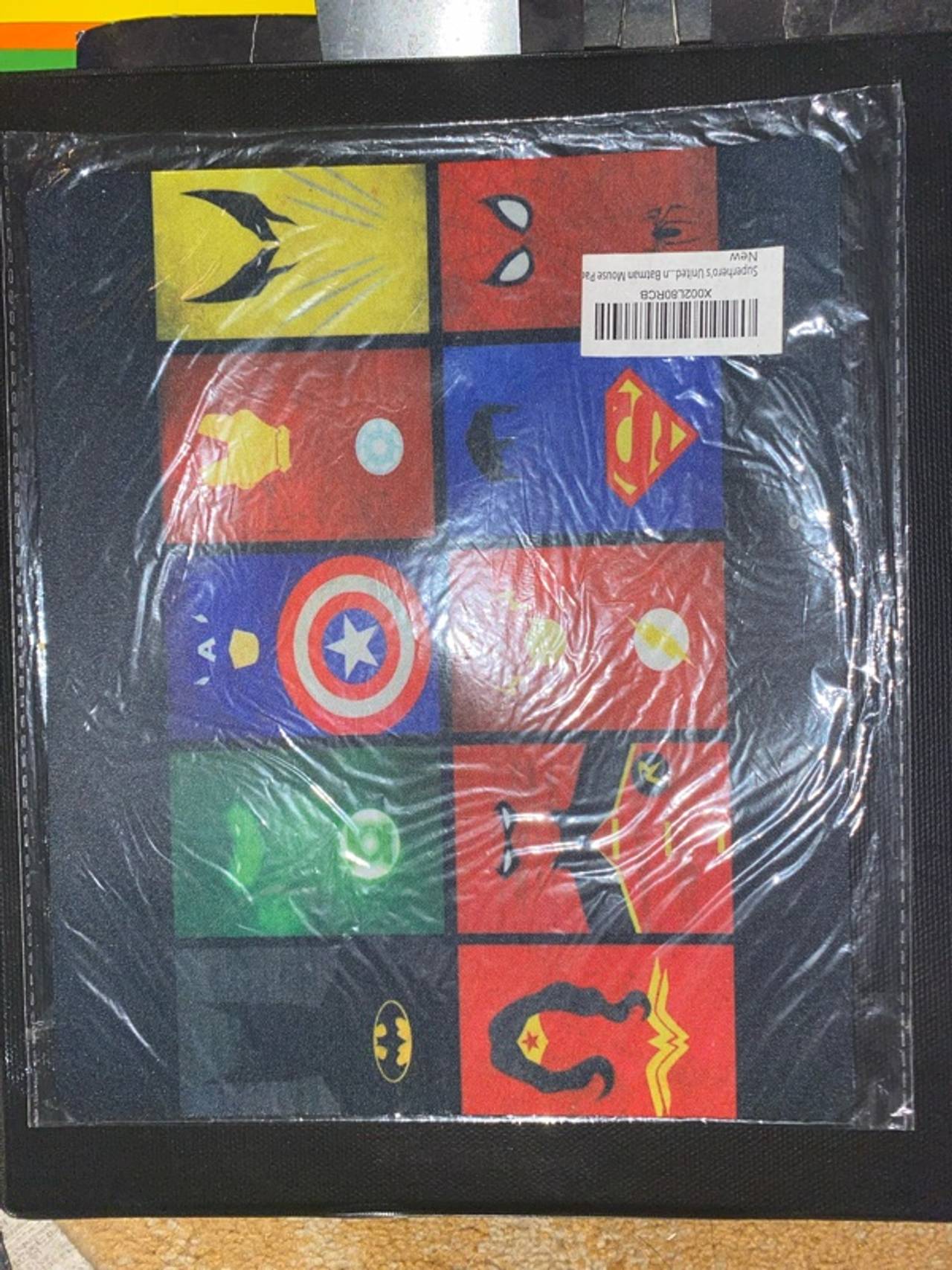 3 pack Superhero Mouse Pad with Marvel/DC Characters