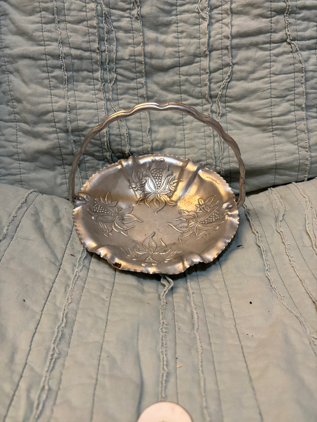 Vintage Silverplate Candy Dish