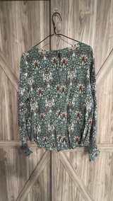 H&M x Morris & Co. Floral Print Blouse US size 10 - Image 3