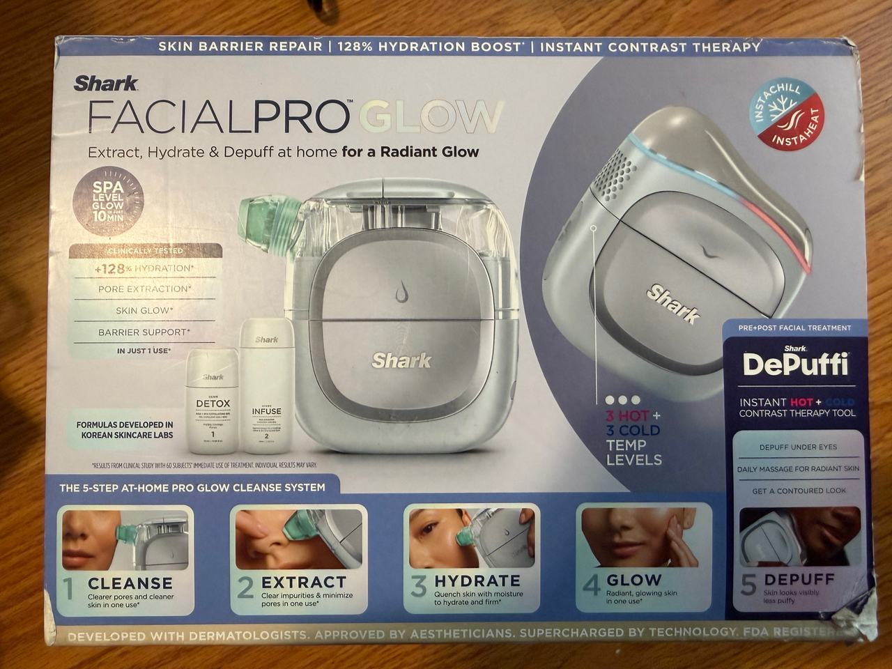 Shark FacialPro Glow 5-Step At-Home Pro Glow Cleanse System