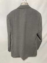 Ferretti Gray Stripe Suit Jacket and Matching Pants Set - Image 5