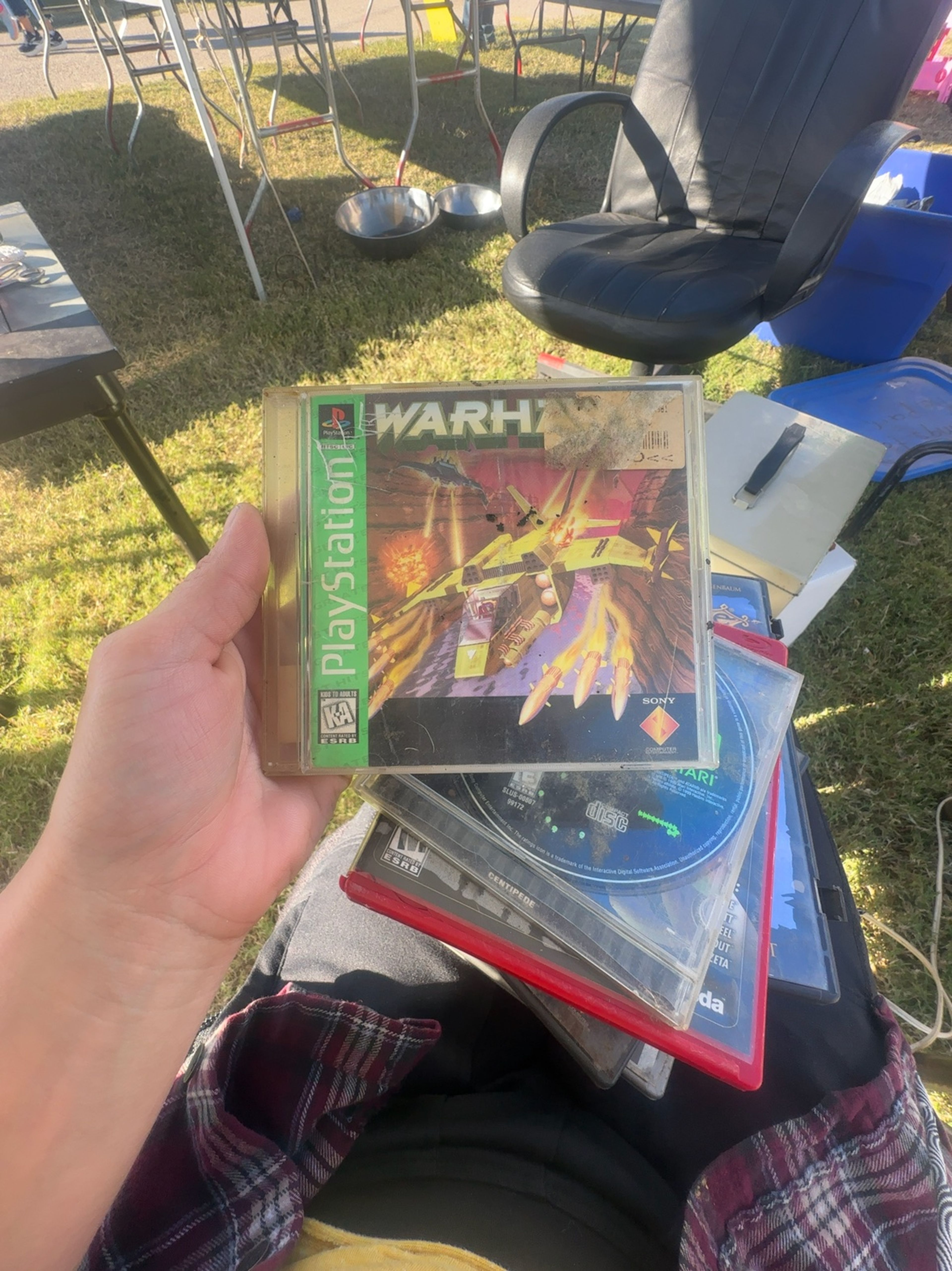 Sony PlayStation 1 Warhawk Black Label Game