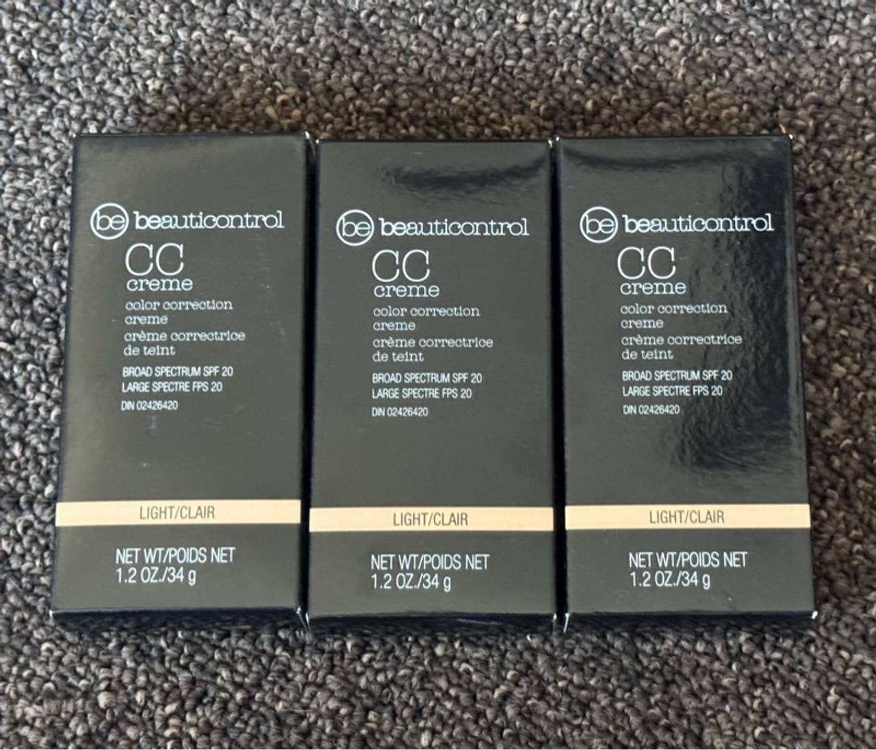 Beauticontrol CC Cream Light Color Correction - Lot of 3