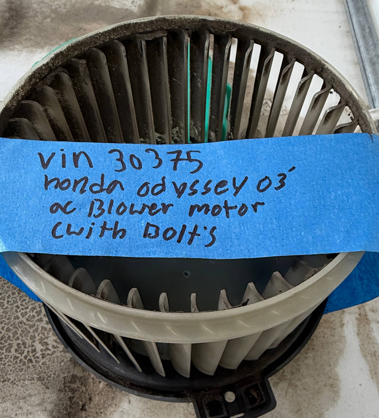 2003 Honda Odyssey AC Blower Motor with Bolts