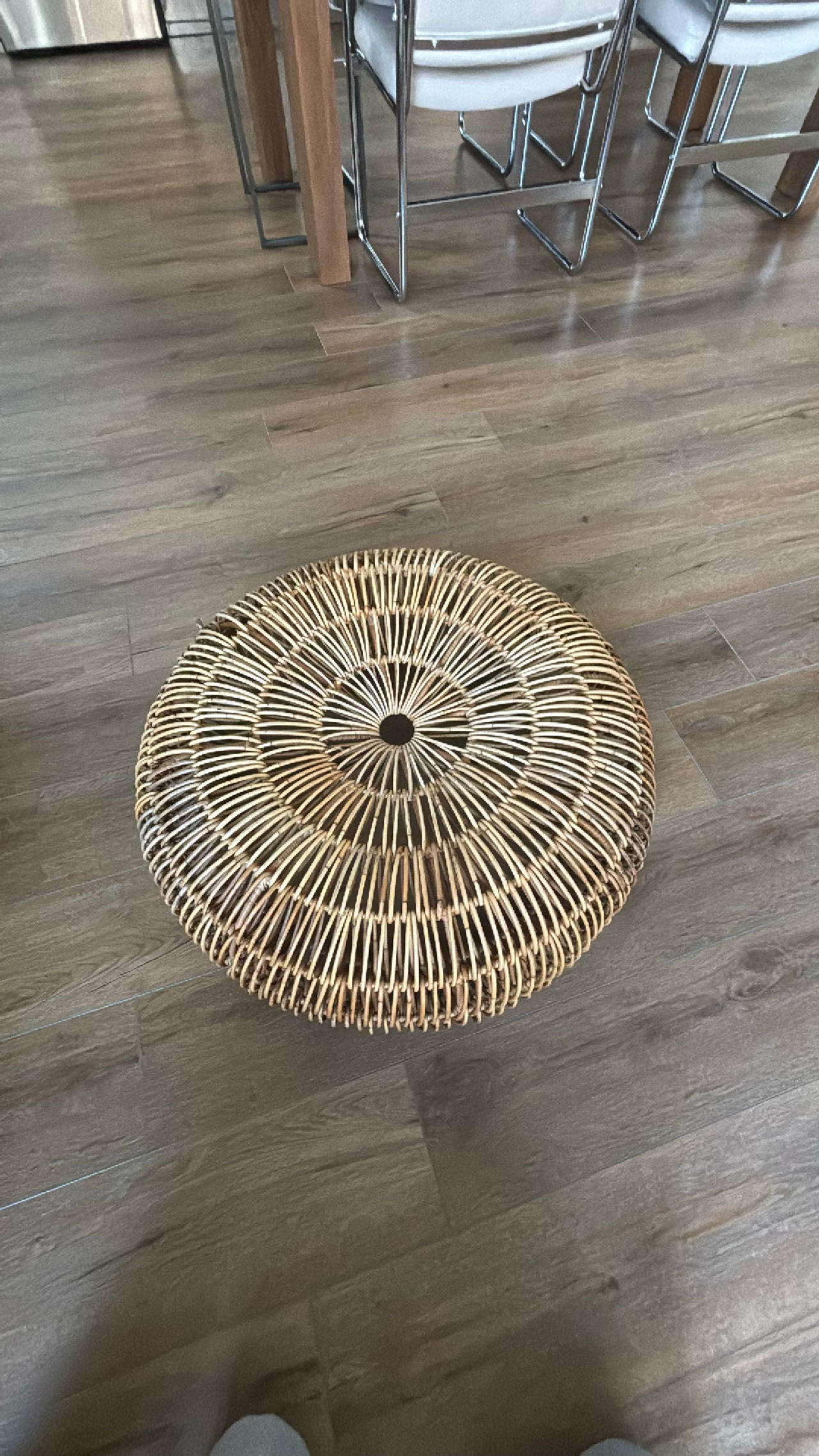 Rattan Ottoman