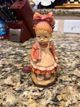 Anri Sarah Kay First Day at School Wood Carving - Image 1