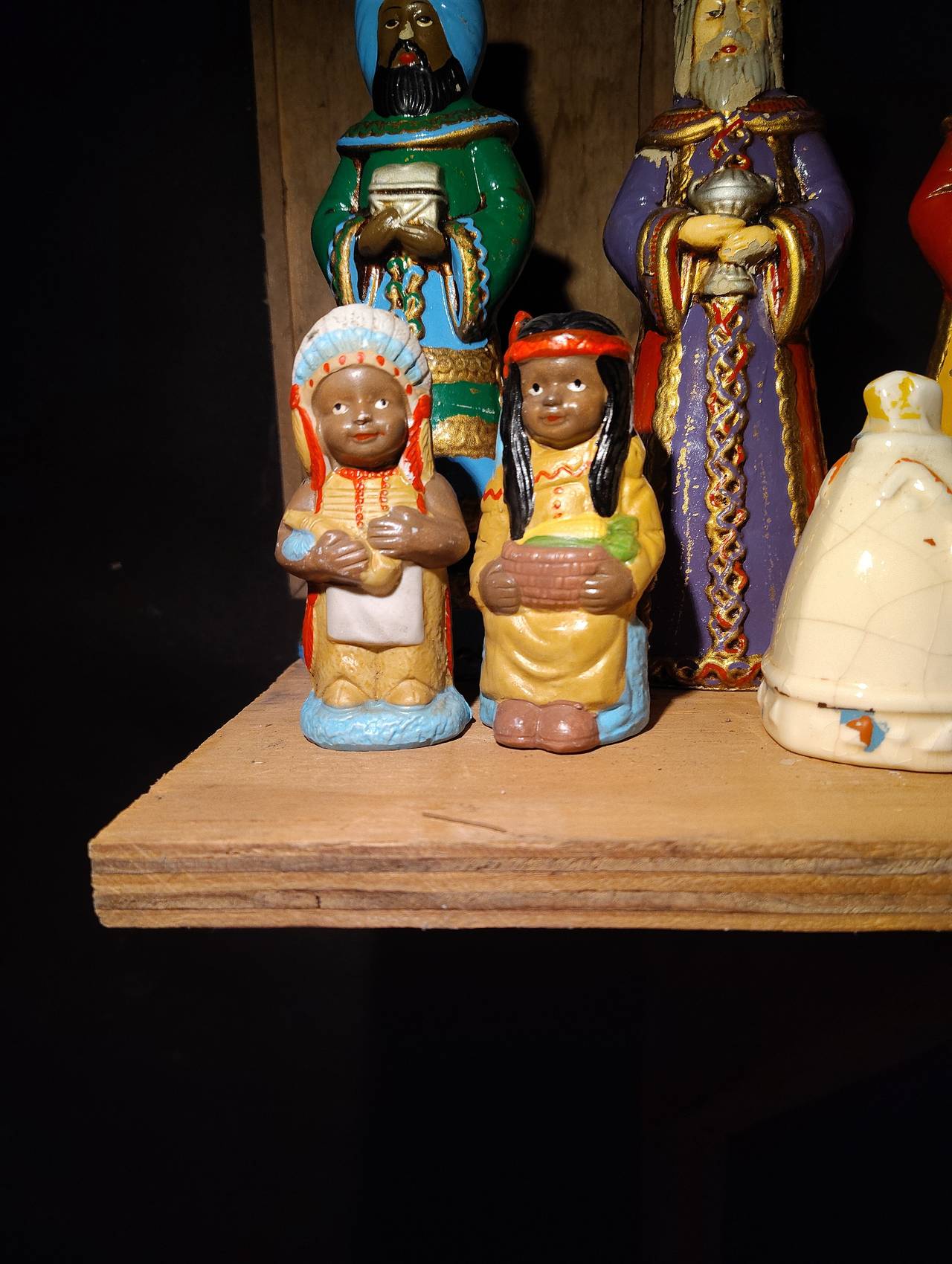 Vintage Native American Ceramic Figurines
