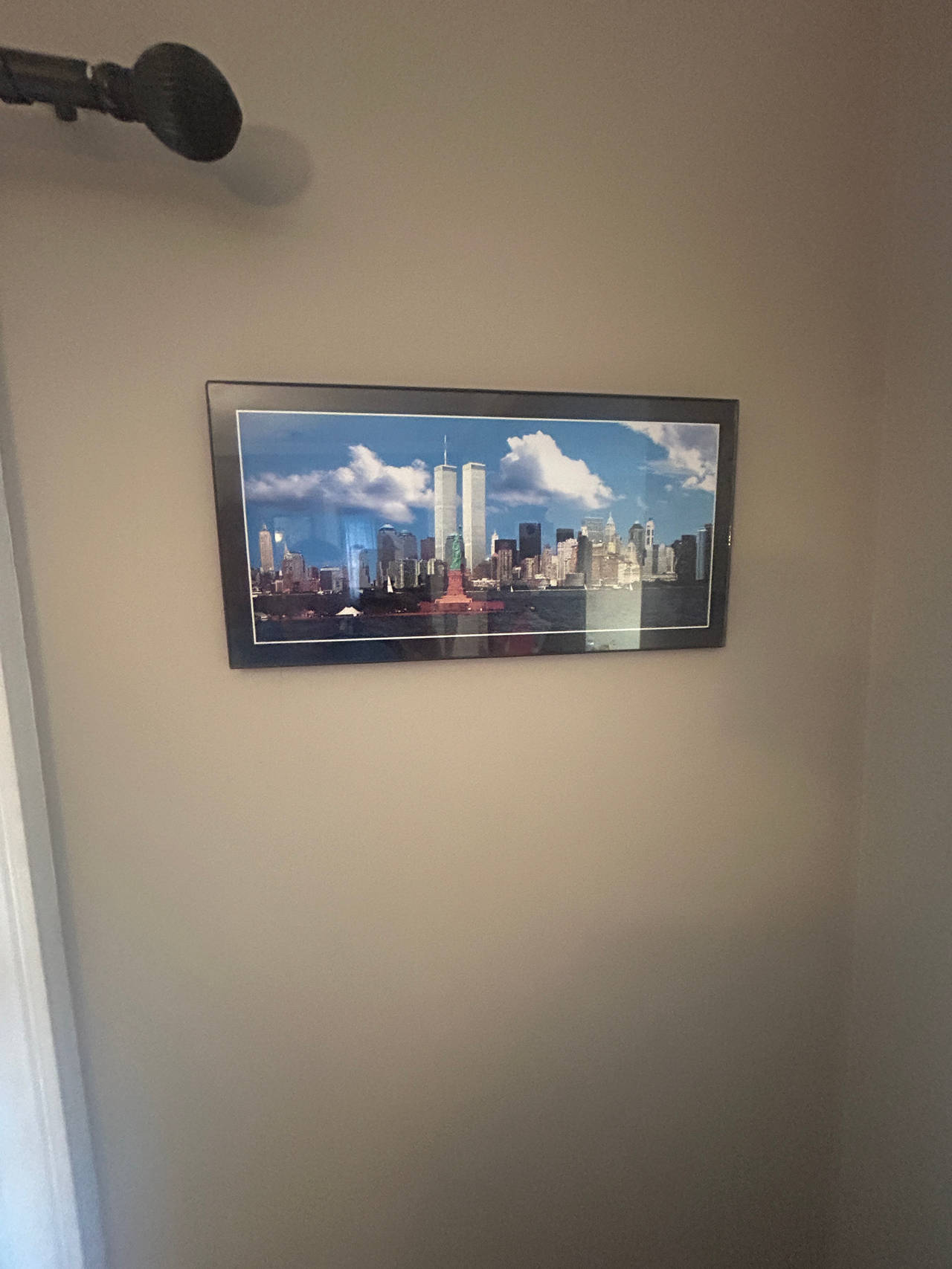 Framed New York City Skyline Poster