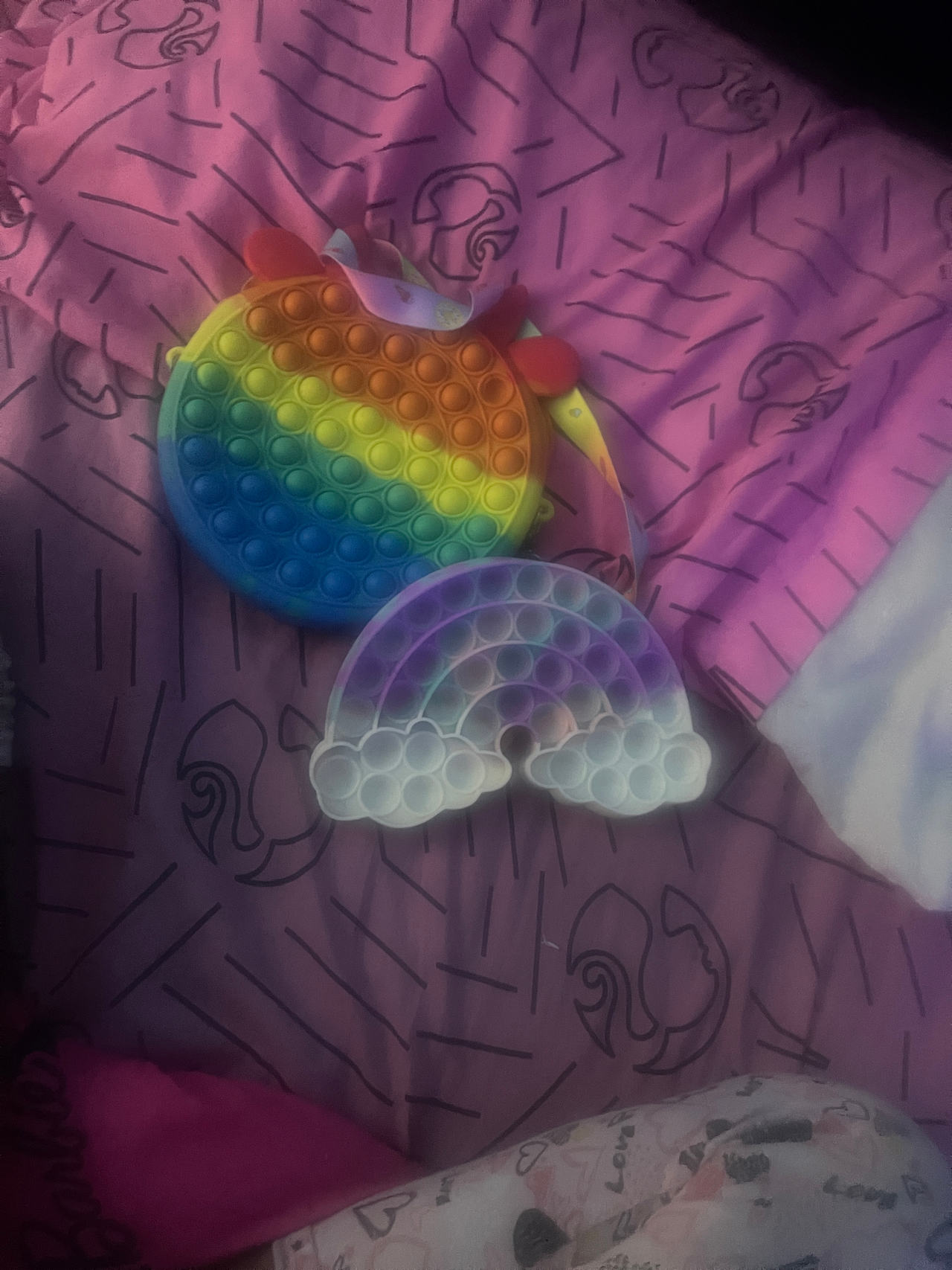 Rainbow Pop It Fidget Toy Set