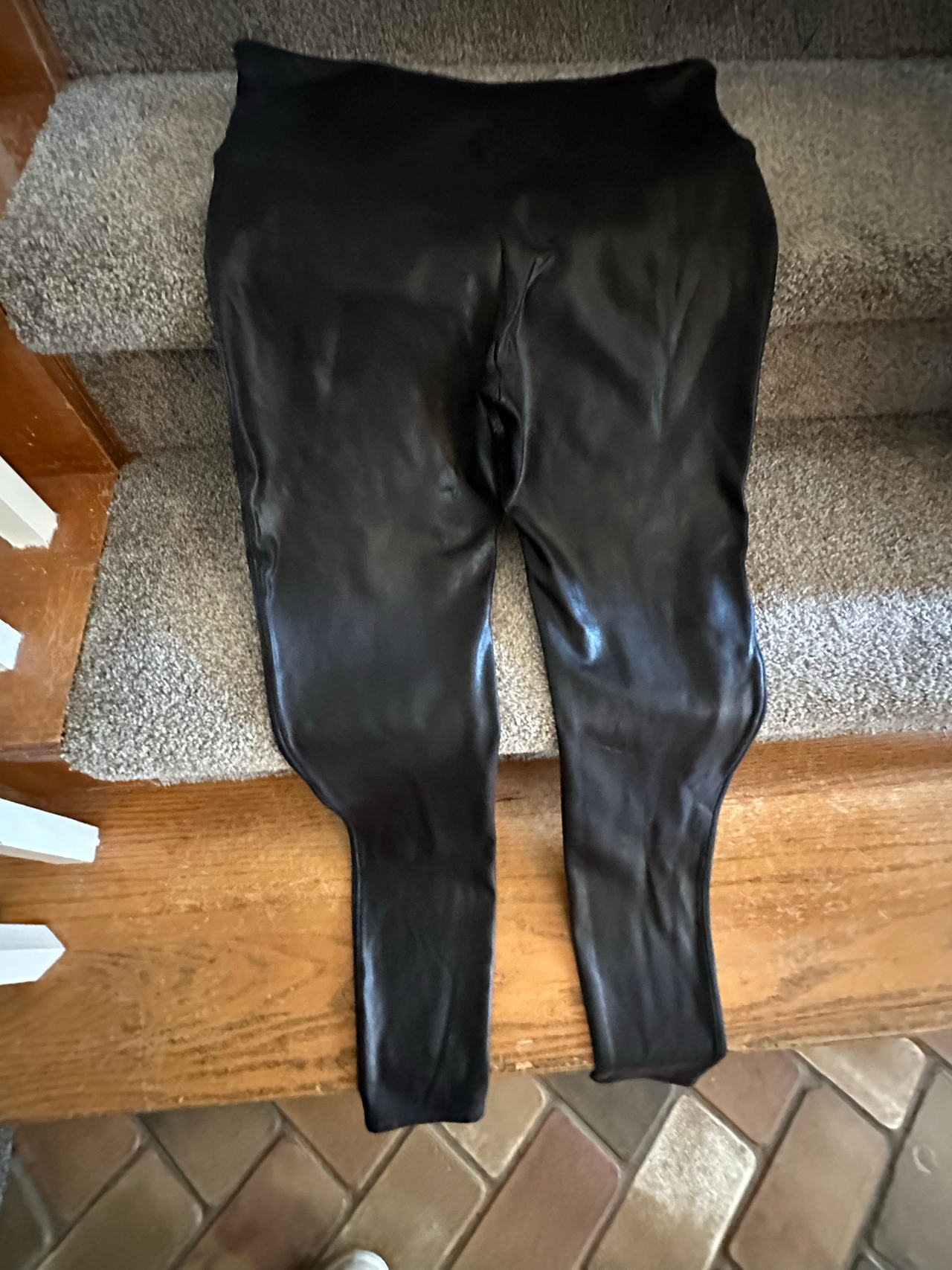 Spanx Faux Leather Leggings 2x