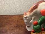 Vintage Ceramic Horse and Cactus Planter - Image 3