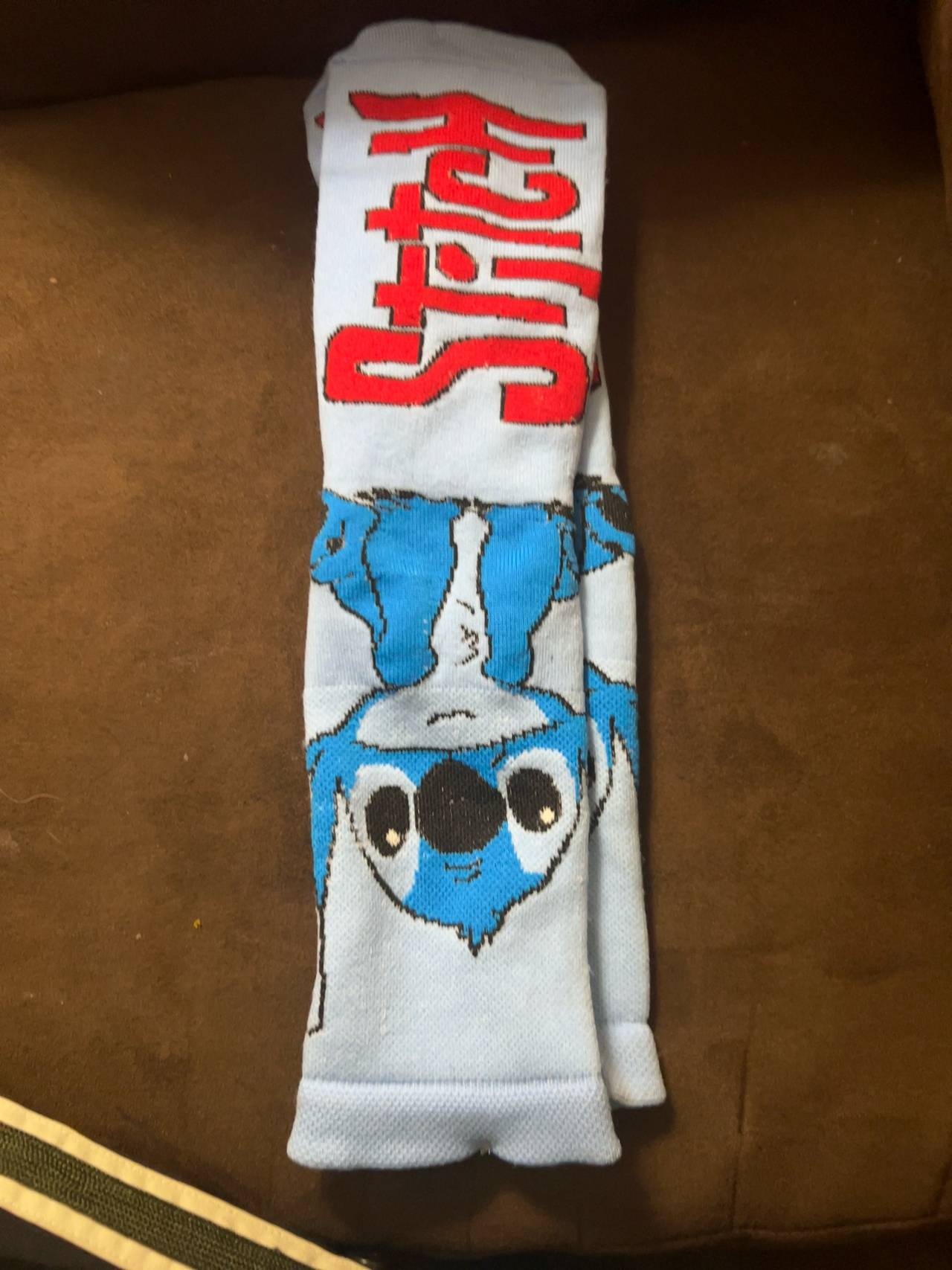 Disney Lilo & Stitch Blue Character Crew Socks
