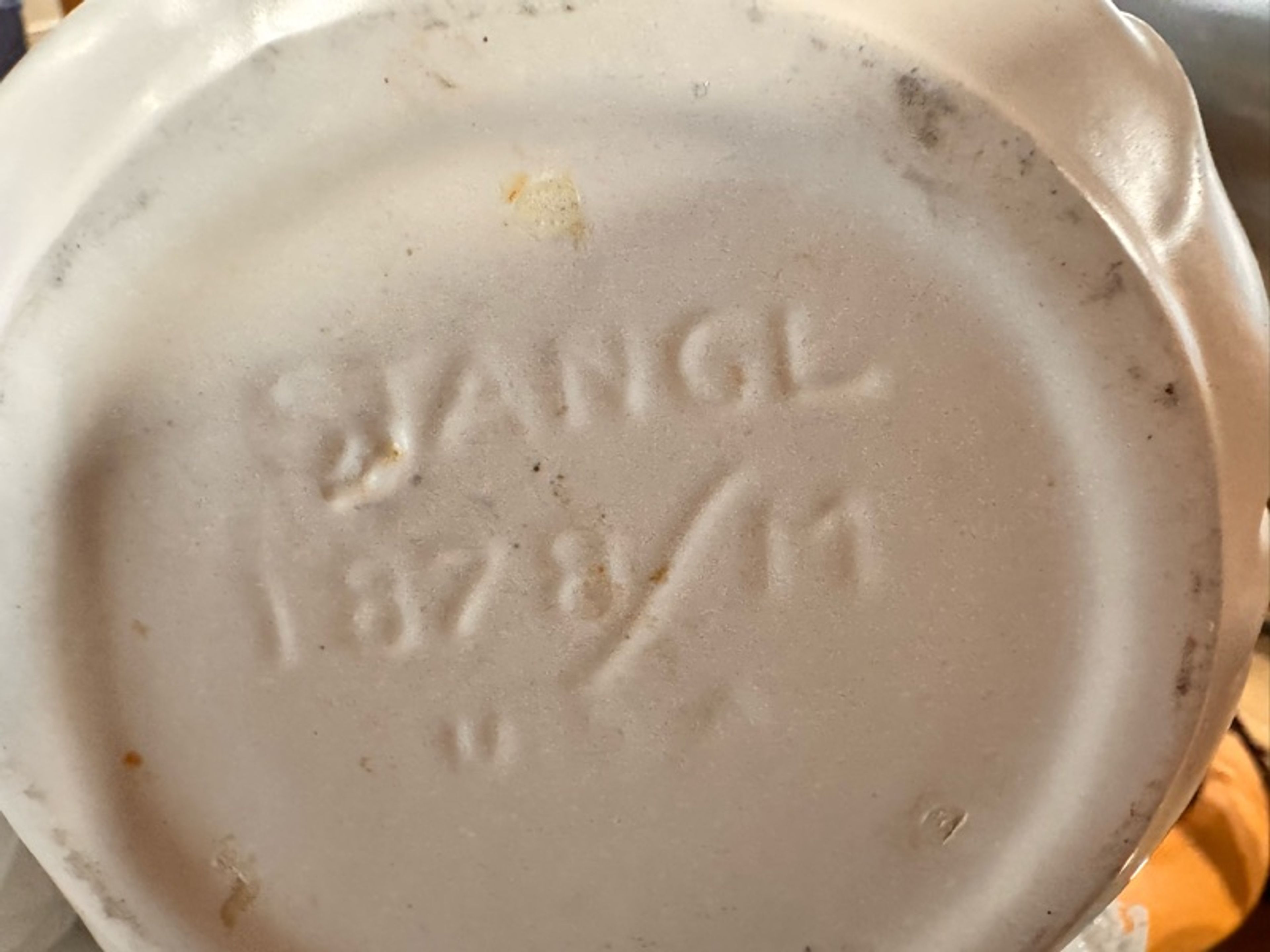 Vintage Stangl Tulip Vase, 1878, White Large Flower Ware Bowl, Pot, Pottery - Image 2