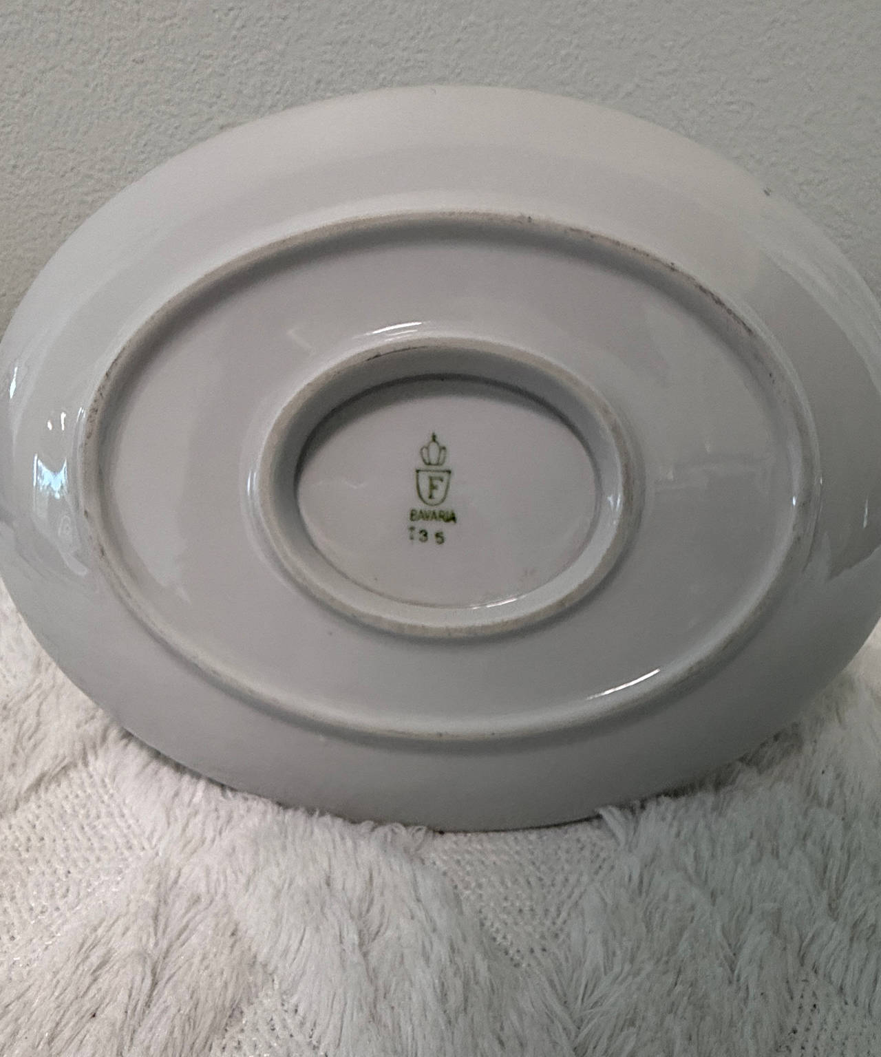 Fürstenberg Bavaria Porcelain Oval Dish