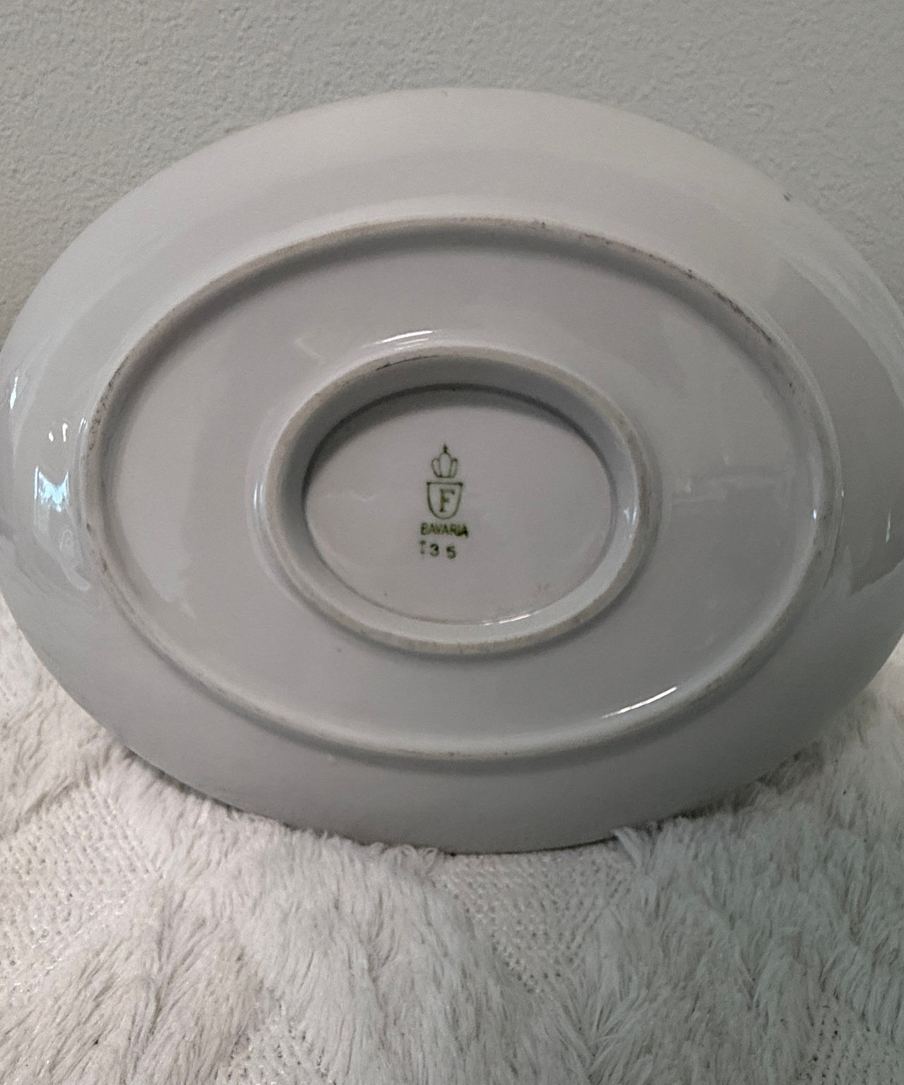 Fürstenberg Bavaria Porcelain Oval Dish