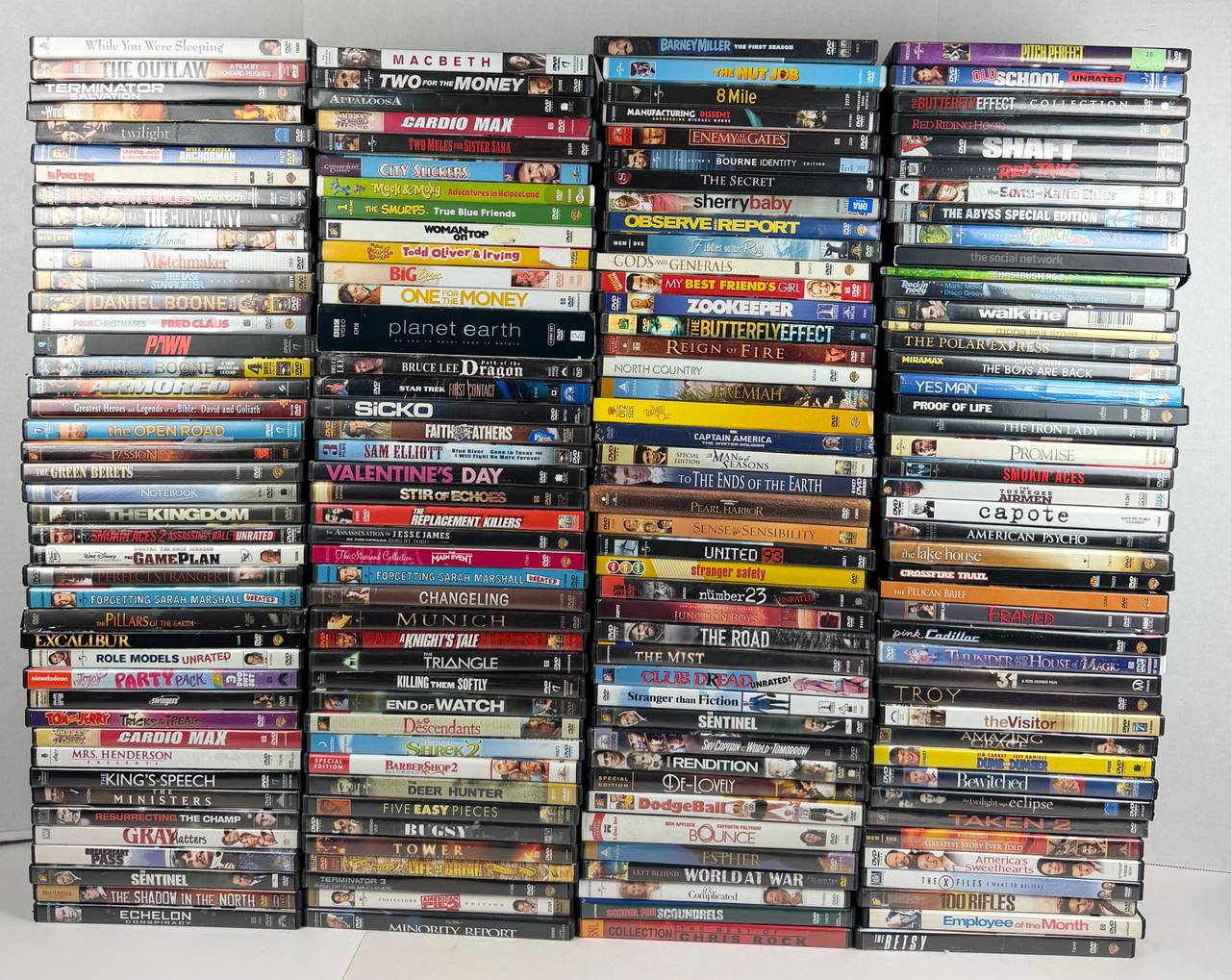 Bulk DVD 170 Movie Wholesale Lot Drama Comedy Action Kids