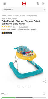 Baby Einstein Neptune's Ocean Discovery Walker - Image 2