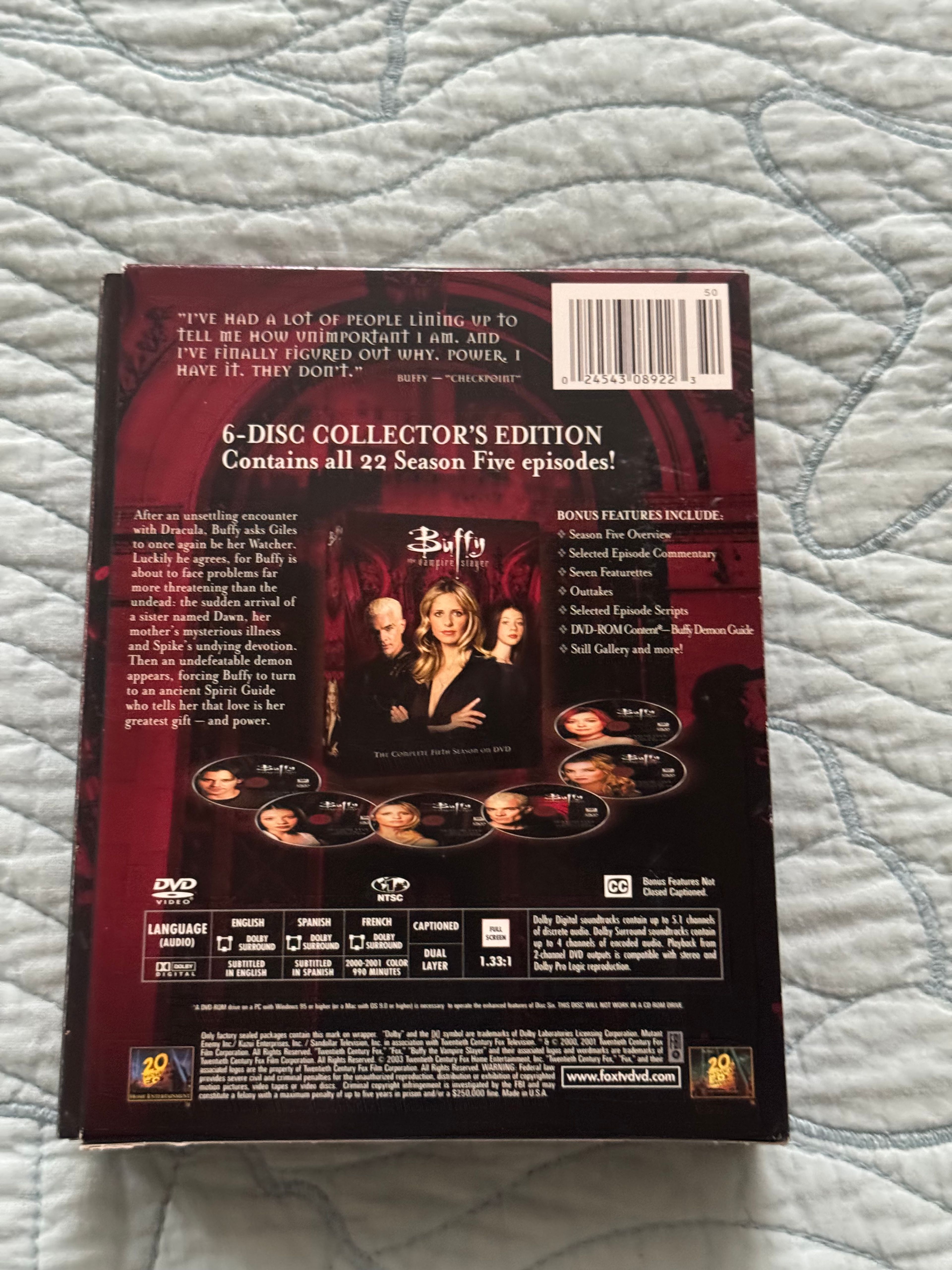 Buffy the Vampire Slayer Season 5 DVD Set - Image 2