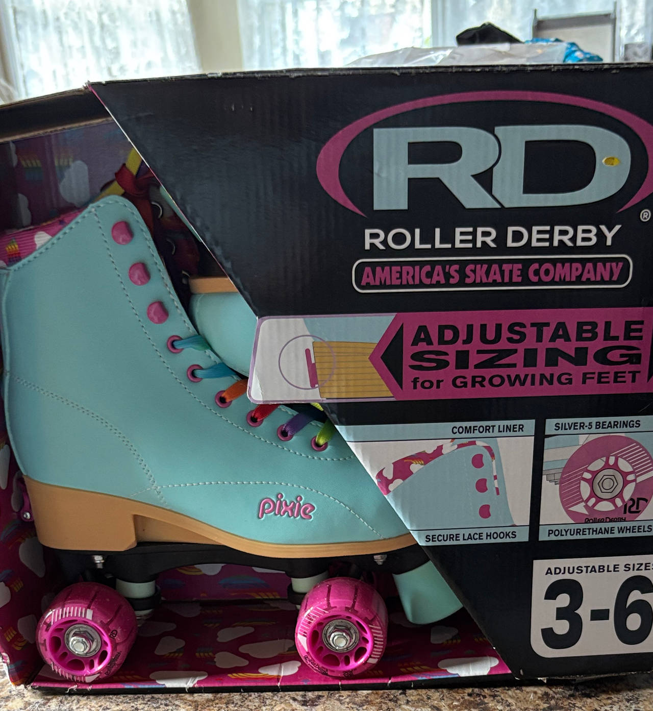 Roller Derby Pixie Girls' Adjustable Roller Skates
