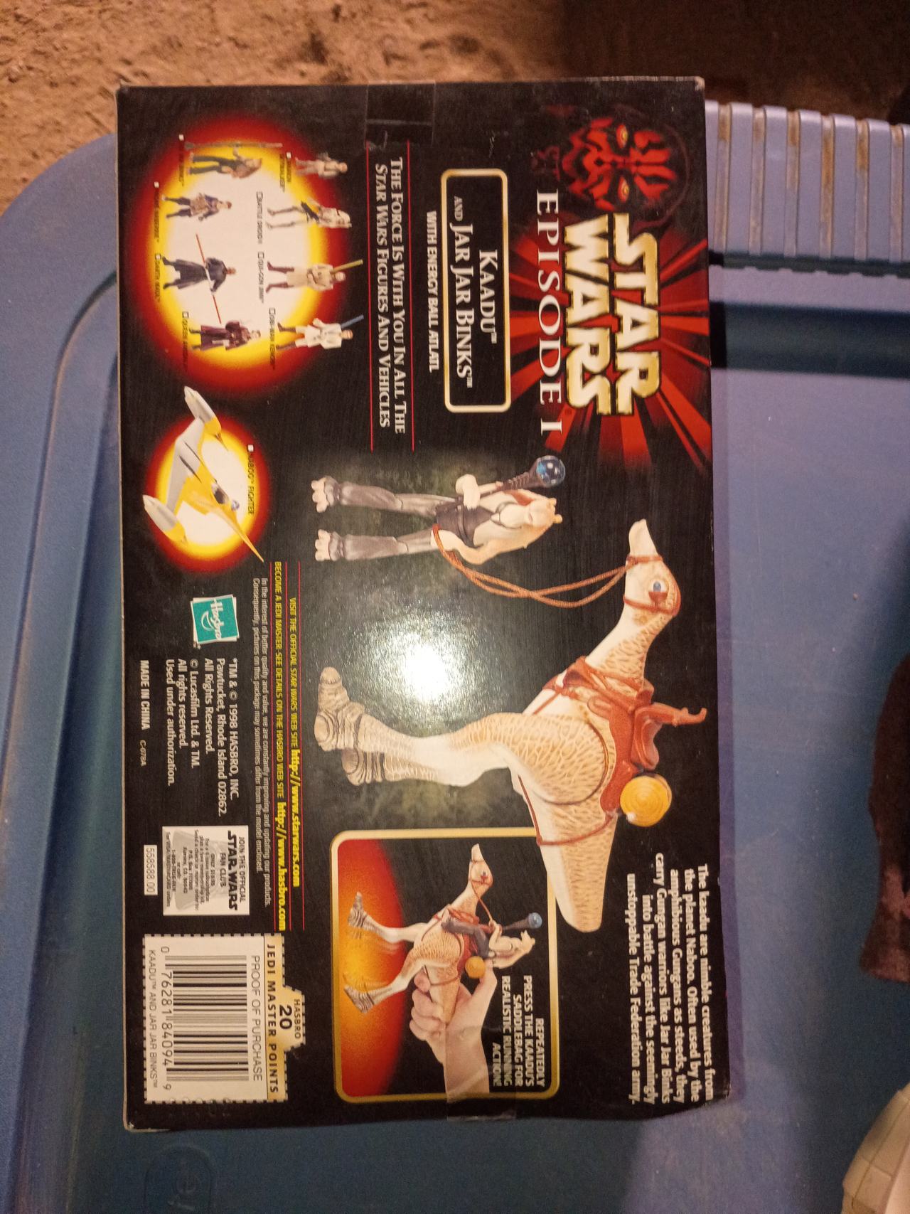 Hasbro Star Wars Episode I Kaadu and Jar Jar Binks Action Figure Set