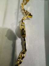 Geneva Women's 14 k gold Chain Bracelet Watch works perfectly,  - Image 2