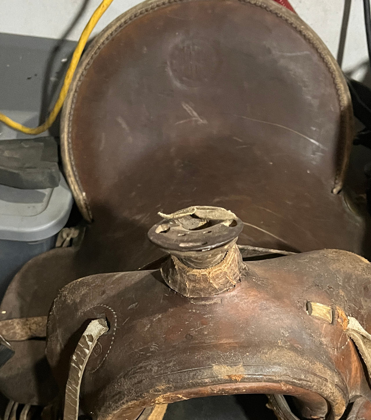 Vintage Western Leather Horse Saddle
