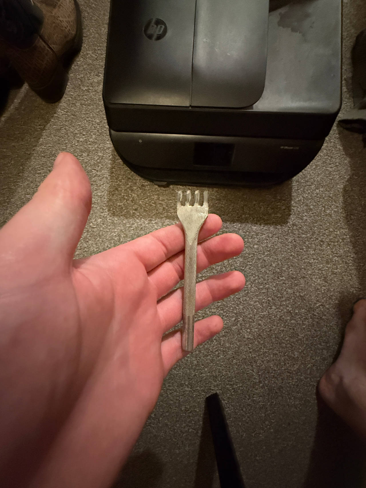 4 Prong Leather Stitching Chisel Punch Tool