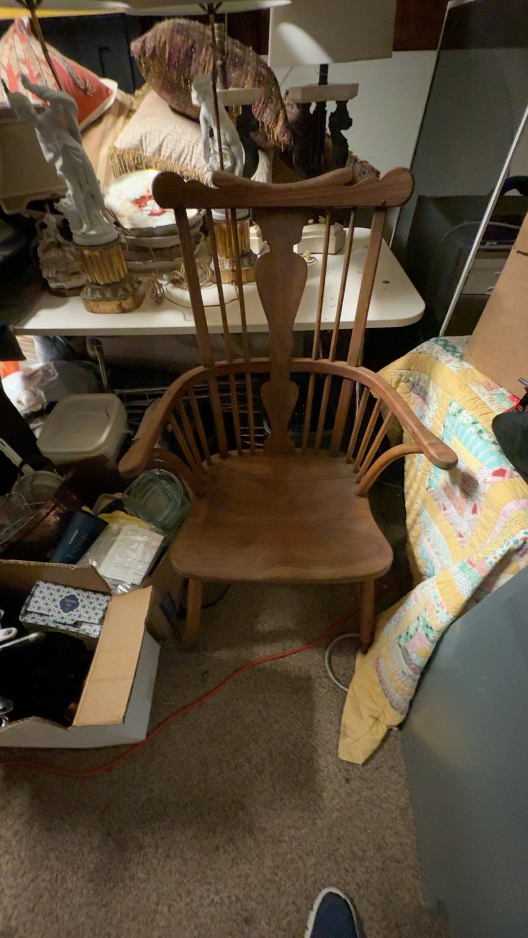 Stickley Cherry Wood Windsor Armchair