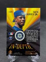 1995 Sportflix UC3 Ken Griffey Jr. #124    In-Depth Seattle Mariners - Image 2