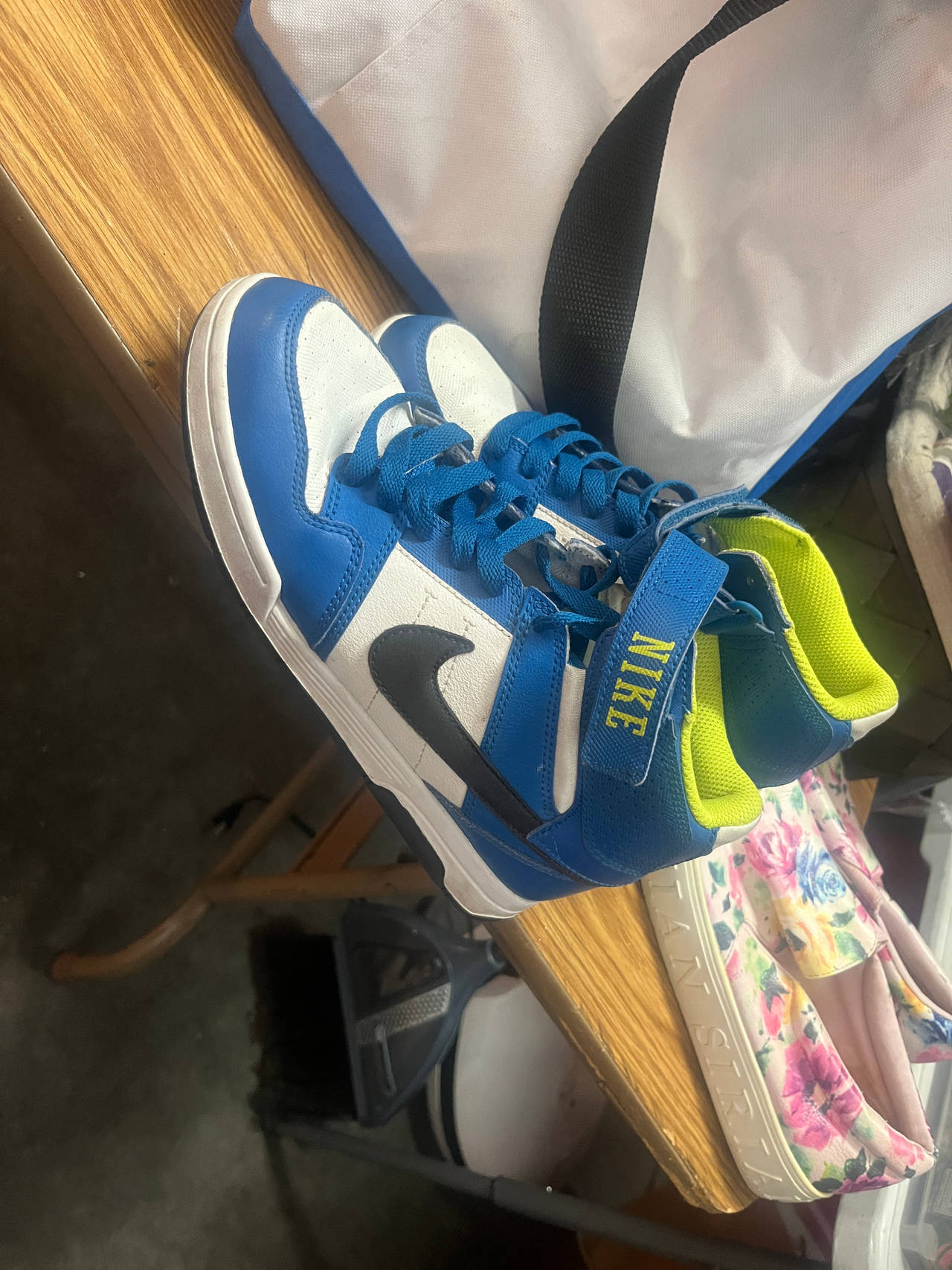 Nike Court Borough Mid Blue White Volt