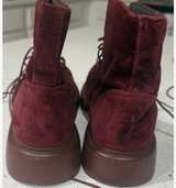Camper Serena Shoes Suede Women's Merlo Wine Burgundy Dress Boots Sz 8 (EU 38) - Image 4