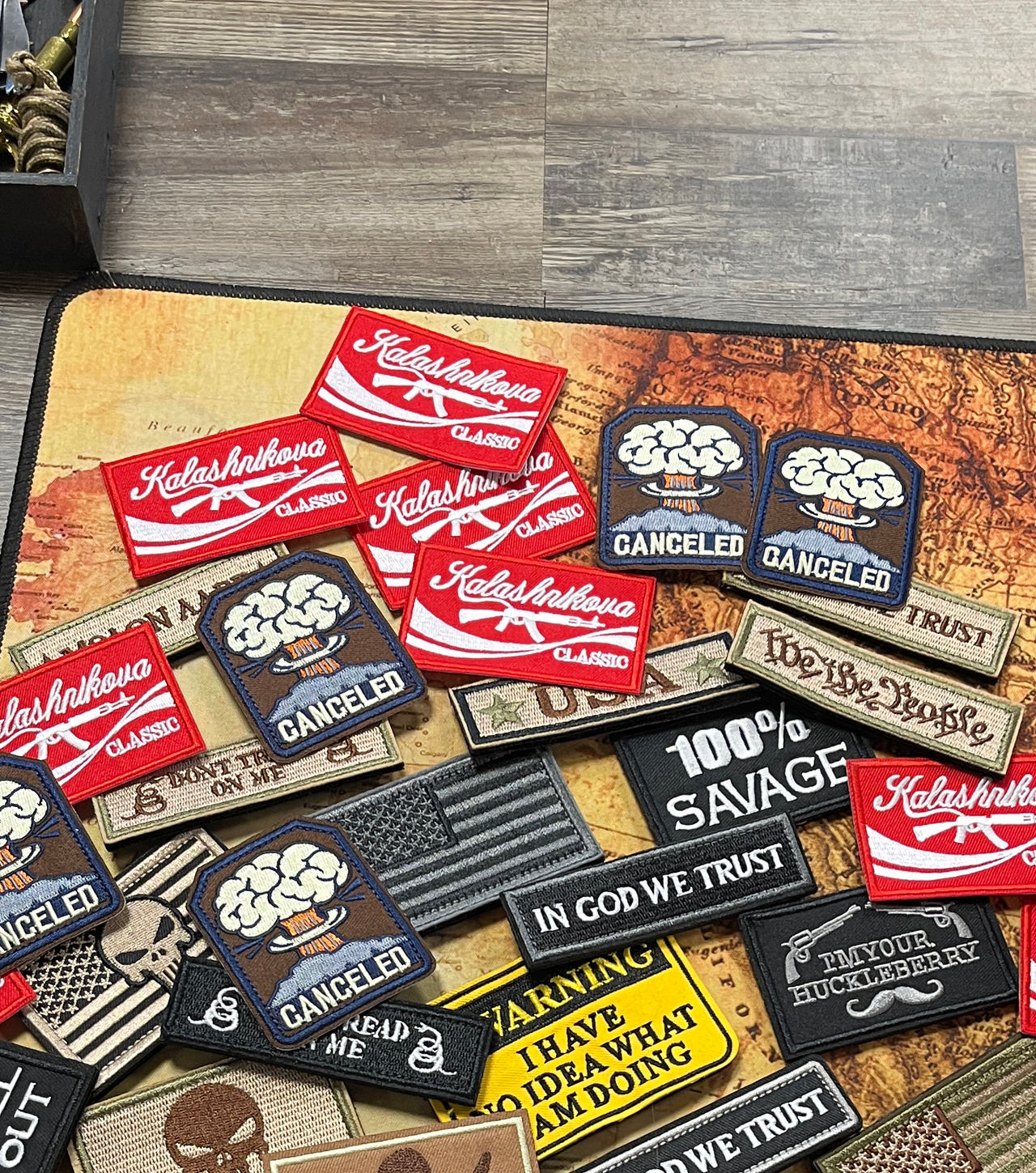 Tactical Morale Patches Hook and Loop