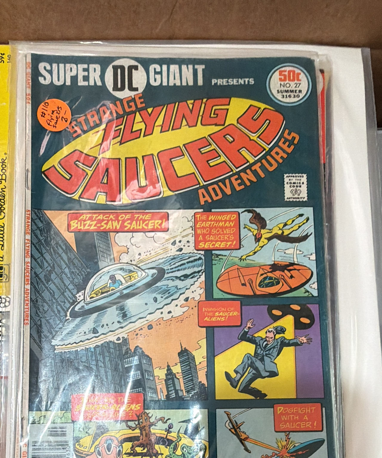 Super DC Giant #S-27 Strange Flying Saucers Adventures