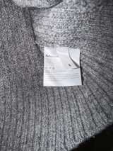 REFORMATION Double Pocket Crop Cardigan Gray Small - Image 7